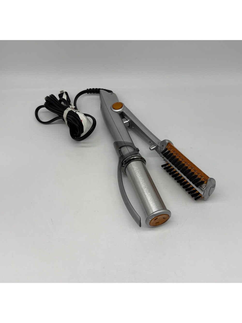 InStyler Rotating Hair Straightening Curling Hot Iron 1 1/4 Silver